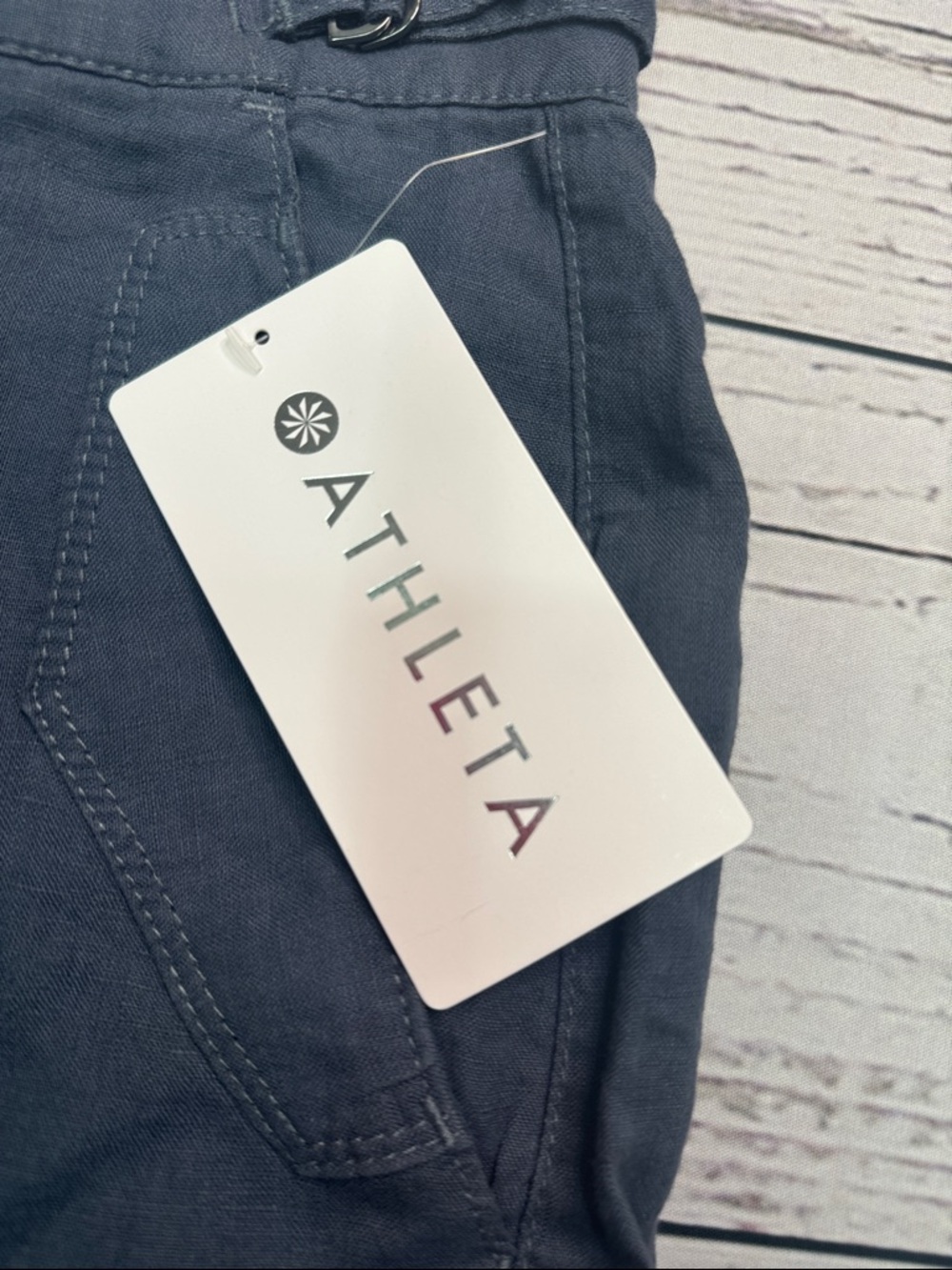 Women’s Athleta Linen Shorts Size 6 - Picture 2 of 7